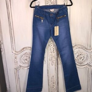 LitzPremium Denim Lighter Wash NWT Stretch Flair Jeans Size 26